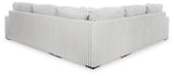 Stupendous Alloy 3-Piece Sectional with Ottoman from Ashley Furniture - Luna Furniture