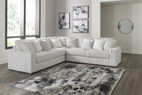 Stupendous Alloy 3-Piece Sectional with Ottoman from Ashley Furniture - Luna Furniture