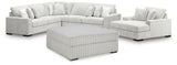 Stupendous Alloy 4-Piece Sectionals and Ottoman from Ashley Furniture - Luna Furniture