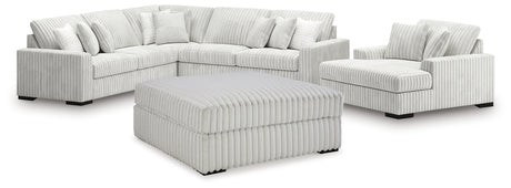 Stupendous Alloy 4-Piece Sectionals and Ottoman from Ashley - Luna Furniture