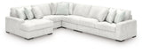 Stupendous Alloy 5-Piece LAF Chaise Sectional from Ashley Furniture - Luna Furniture