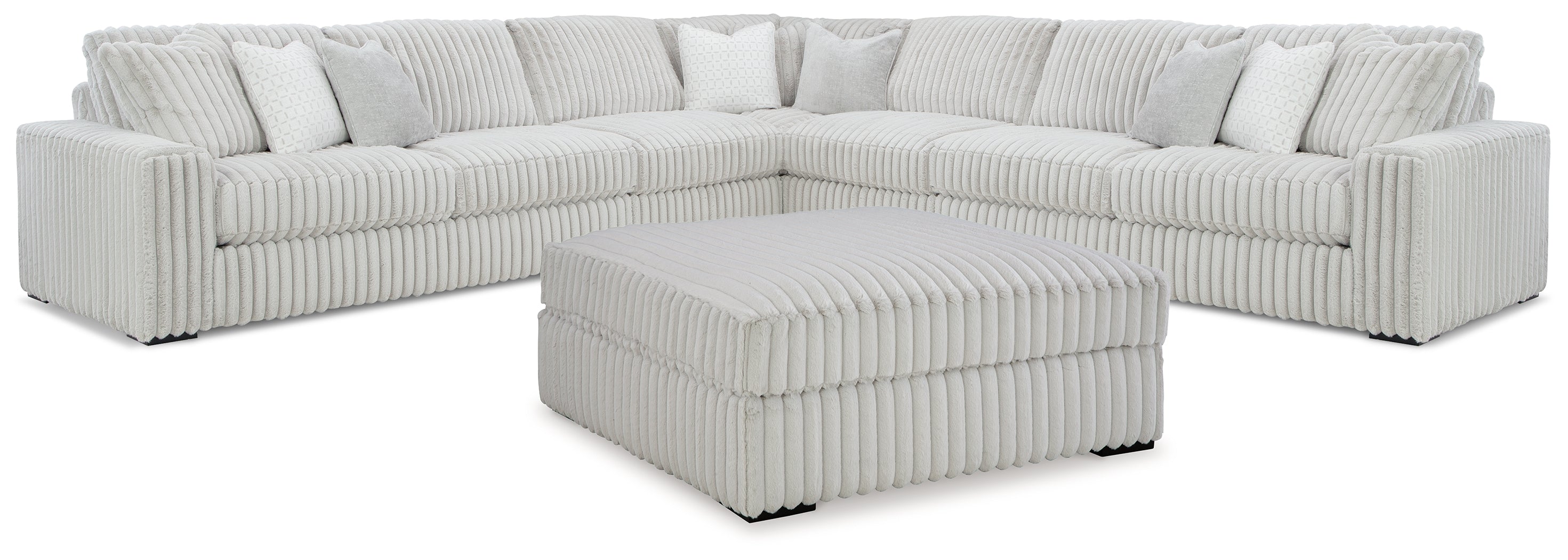 アーバンソルト US-824L Stupendous Alloy 5-Piece Sectional with Ottoman – Luna Furniture