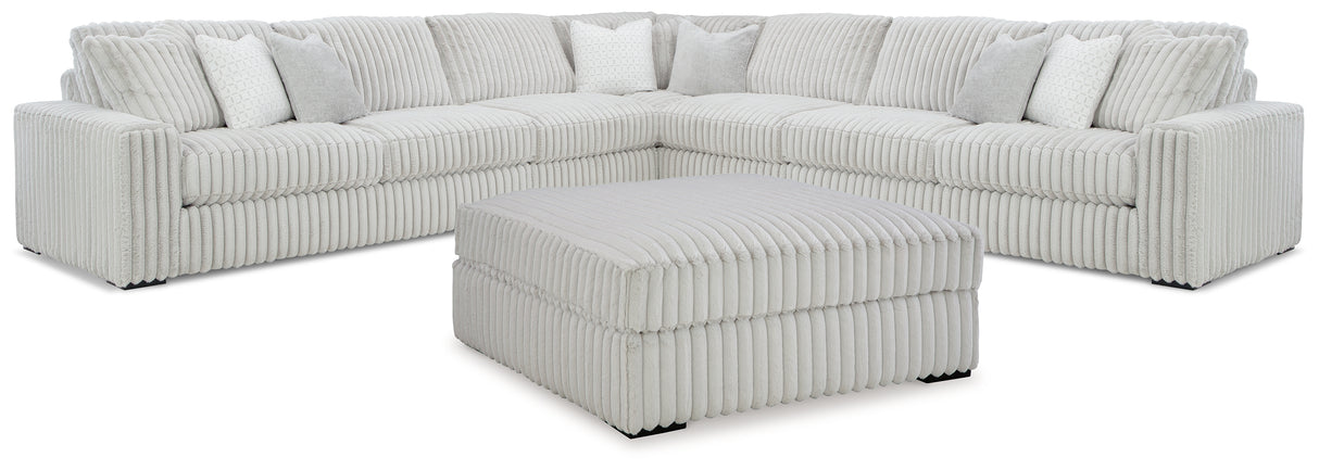 Stupendous Alloy 5-Piece Sectional with Ottoman from Ashley - Luna Furniture