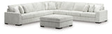 Stupendous Alloy 5-Piece Sectional with Ottoman from Ashley Furniture - Luna Furniture