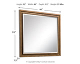 Sturlayne Brown Bedroom Mirror (Mirror Only) from Ashley - Luna Furniture