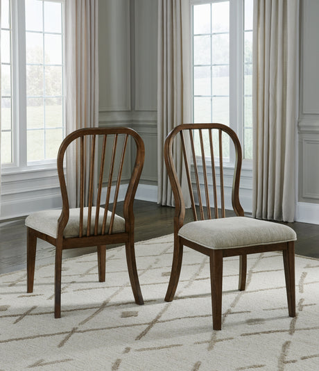 Sturlayne Brown Dining Chair (Set of 2) from Ashley - Luna Furniture