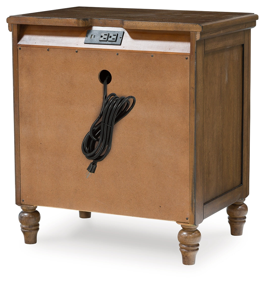 Sturlayne Brown Nightstand from Ashley Furniture - Luna Furniture
