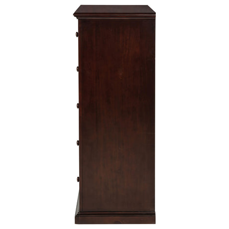 Sumerlin Cappuccino 6-Drawer Bedroom Chest from Coaster - Luna Furniture