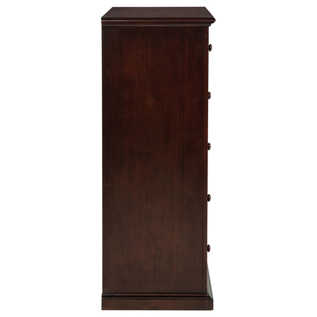 Sumerlin Cappuccino 6-Drawer Bedroom Chest from Coaster - Luna Furniture