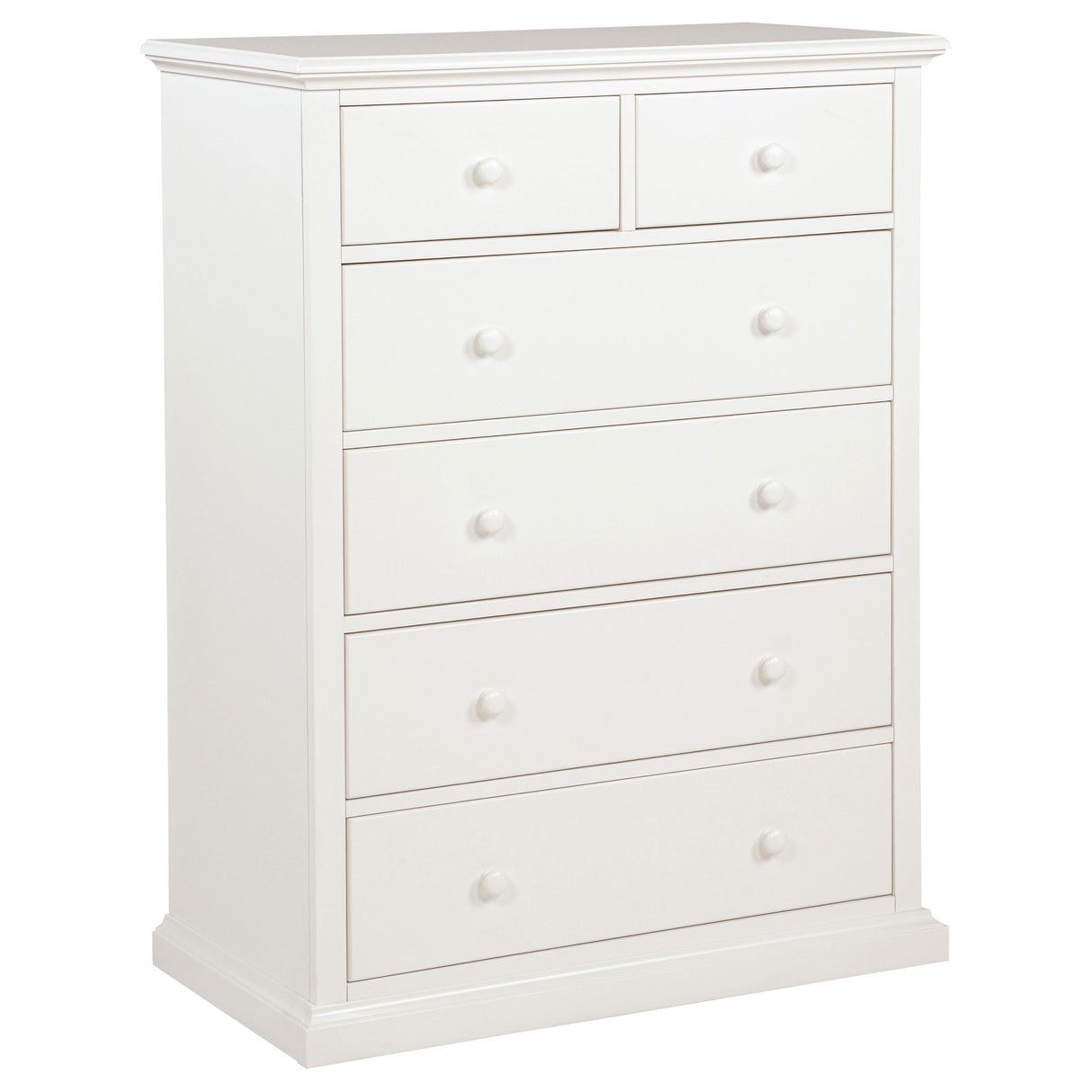 Sumerlin White 6-Drawer Bedroom Chest from Coaster - Luna Furniture