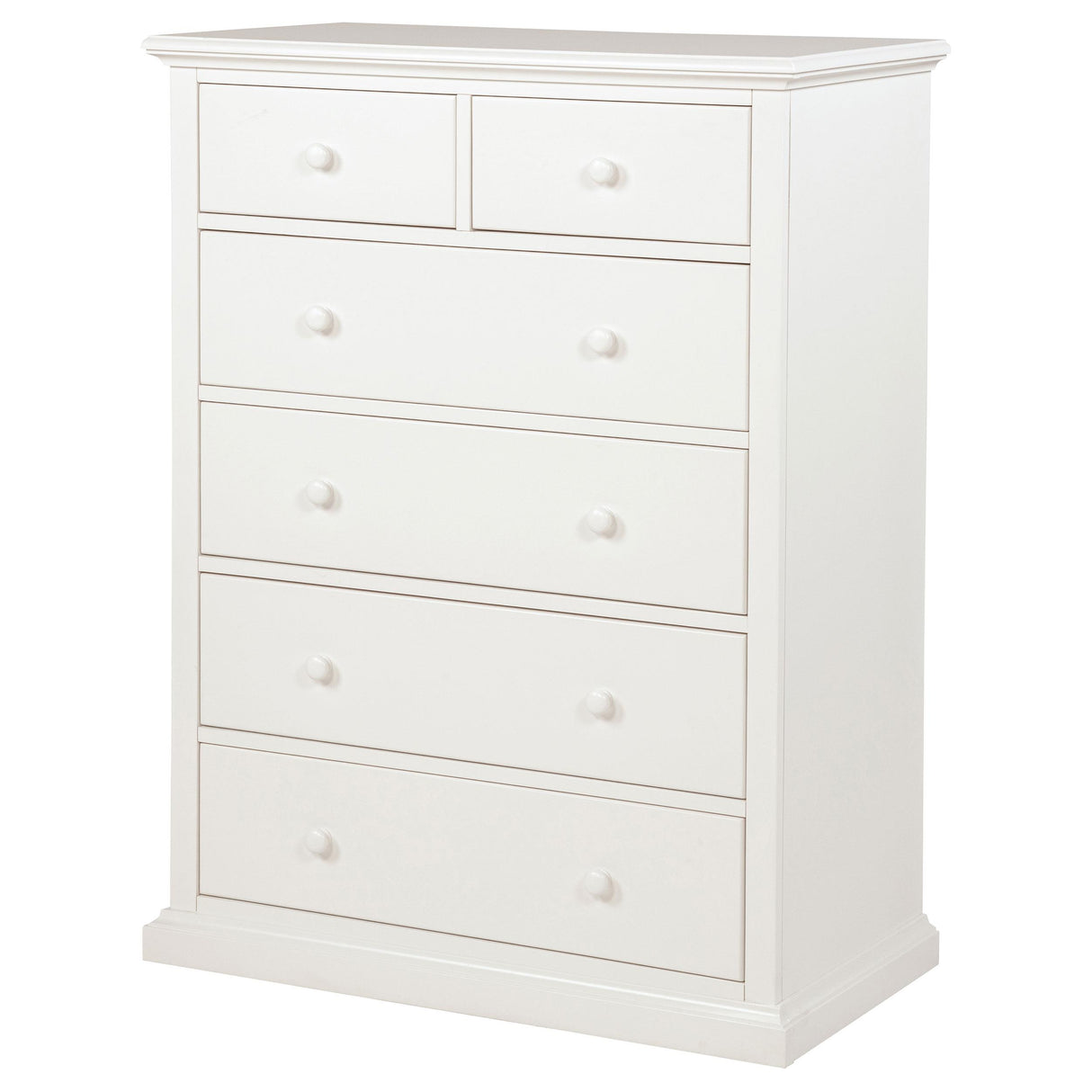 Sumerlin White 6-Drawer Bedroom Chest from Coaster - Luna Furniture