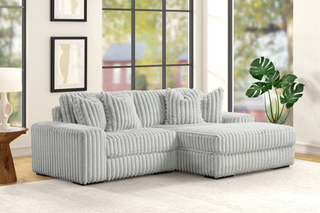 Sunday Beige 2-Piece RAF Sectional from Happy Homes - Luna Furniture