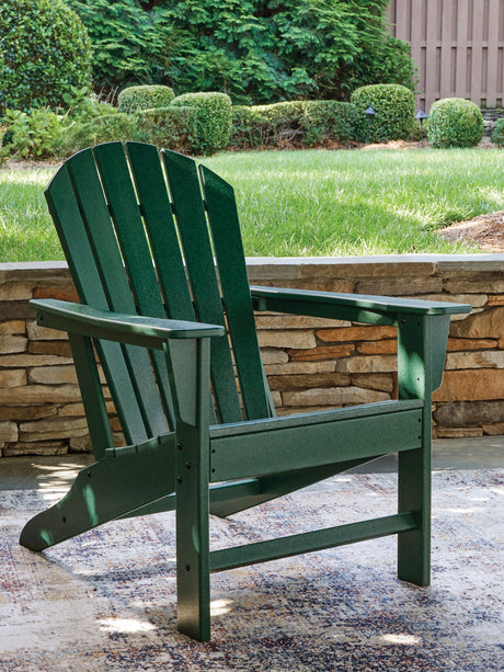 Sundown Treasure Green Adirondack Chair from Ashley - Luna Furniture