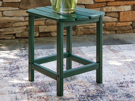 Sundown Treasure Green Outdoor End Table from Ashley - Luna Furniture