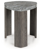 Surmour Gray/Brown End Table from Ashley - Luna Furniture