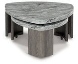 Surmour Gray/Brown Stacked Coffee Table from Ashley - Luna Furniture