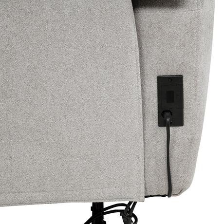 Sylmar Dove Gray 3-Piece Chenille Power Reclining Living Room Set from Coaster - Luna Furniture