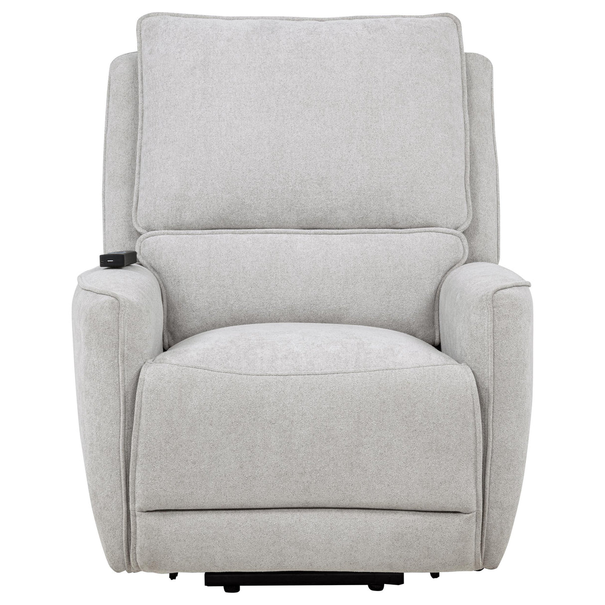 Sylmar Gray Chenille Upholstered Dual Power Lift Recliner from Coaster - Luna Furniture