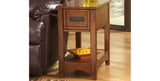 Breegin Brown Chairside End Table from Ashley - Luna Furniture