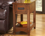 Breegin Brown Chairside End Table from Ashley - Luna Furniture