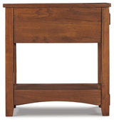 Breegin Brown Chairside End Table from Ashley - Luna Furniture