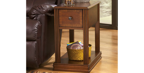 Breegin Brown Chairside End Table from Ashley - Luna Furniture