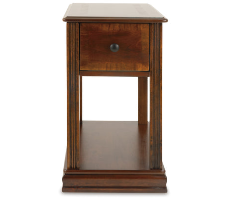 Breegin Brown Chairside End Table from Ashley - Luna Furniture