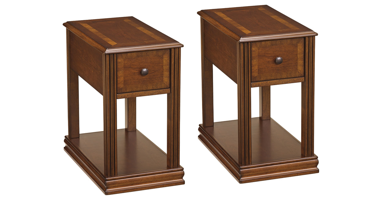 Breegin 2 End Tables in Brown from Ashley - Luna Furniture
