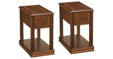 Breegin 2 End Tables in Brown from Ashley - Luna Furniture