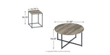 Wadeworth Two-tone Table from Ashley Furniture - Luna Furniture