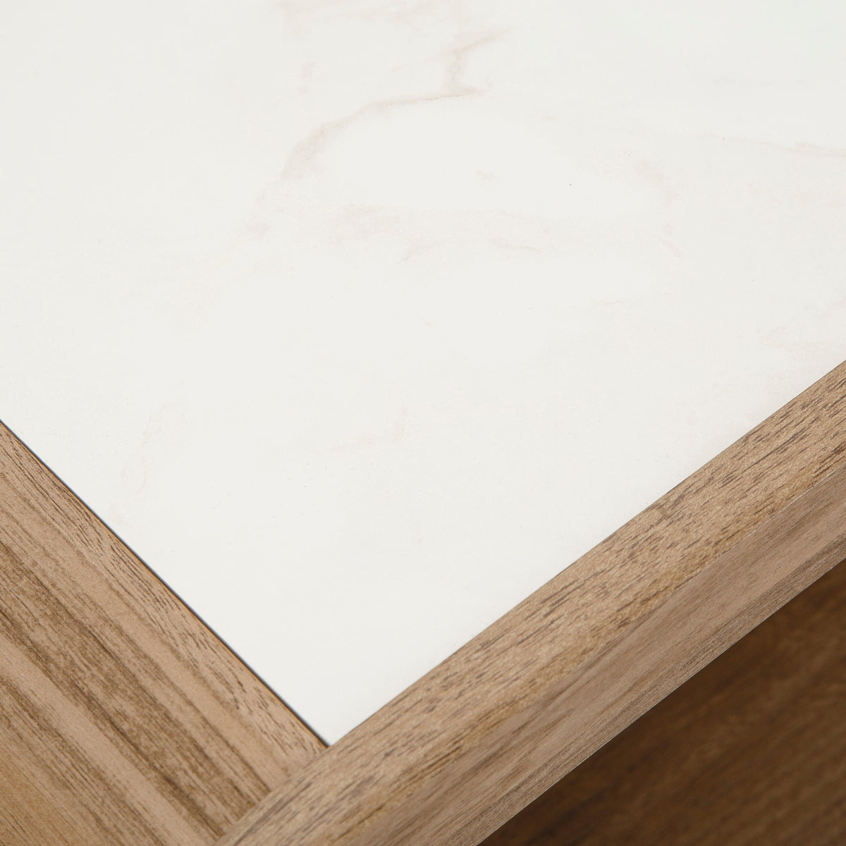 Dovander White/Natural Coffee Table from Ashley - Luna Furniture