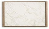 Dovander White/Natural Coffee Table from Ashley - Luna Furniture