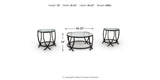 Tarrin Black Table from Ashley - Luna Furniture