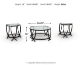 Tarrin Black Table from Ashley - Luna Furniture