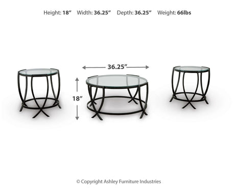 Tarrin Black Table from Ashley Furniture - Luna Furniture