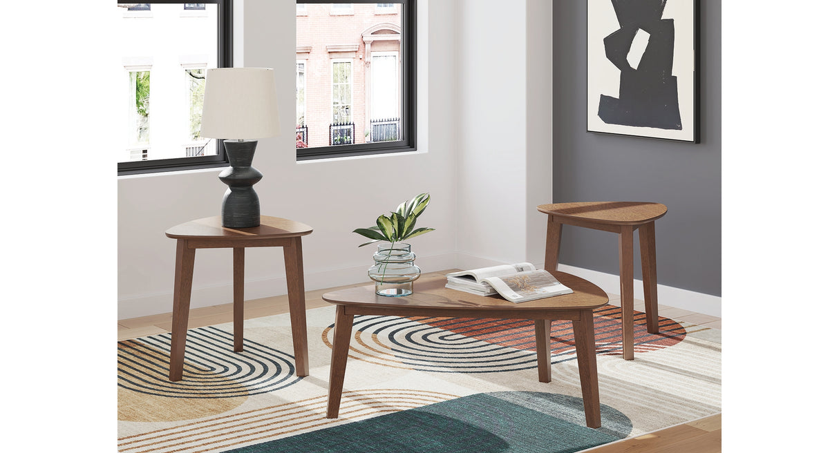 Lyncott Brown Table (Set of 3) from Ashley - Luna Furniture