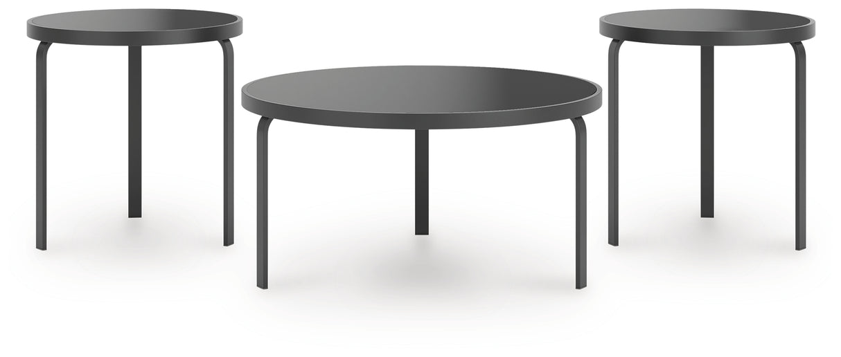 Dorylin Black Table (Set of 3) from Ashley - Luna Furniture