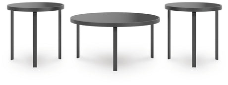 Dorylin Black Table (Set of 3) from Ashley - Luna Furniture
