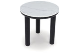 Xandrum Black/White Table from Ashley Furniture - Luna Furniture