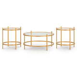 Pearlox Gold Table (Set of 3) from Ashley - Luna Furniture