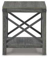 Freedan Grayish Brown End Table from Ashley Furniture - Luna Furniture