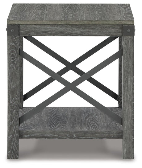 Freedan Grayish Brown End Table from Ashley - Luna Furniture