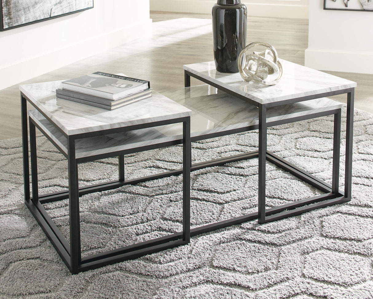 Donnesta Gray/Black Table from Ashley Furniture - Luna Furniture