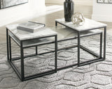 Donnesta Gray/Black Table from Ashley Furniture - Luna Furniture