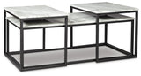 Donnesta Gray/Black Table from Ashley Furniture - Luna Furniture
