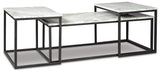 Donnesta Gray/Black Table from Ashley Furniture - Luna Furniture