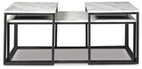 Donnesta Gray/Black Table from Ashley Furniture - Luna Furniture