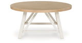 Fawndell Antique White/Brown Table (Set of 3) from Ashley - Luna Furniture