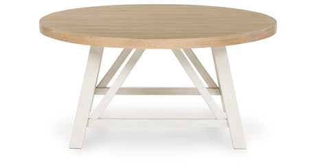 Fawndell Antique White/Brown Table (Set of 3) from Ashley - Luna Furniture