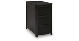Camdill Black Chairside End Table from Ashley - Luna Furniture
